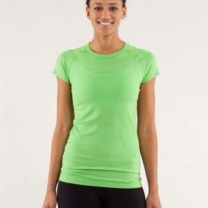 Lululemon Swiftly Pace Crop Bundle Size 2 / 4 Frond Green - Excellent Condition!